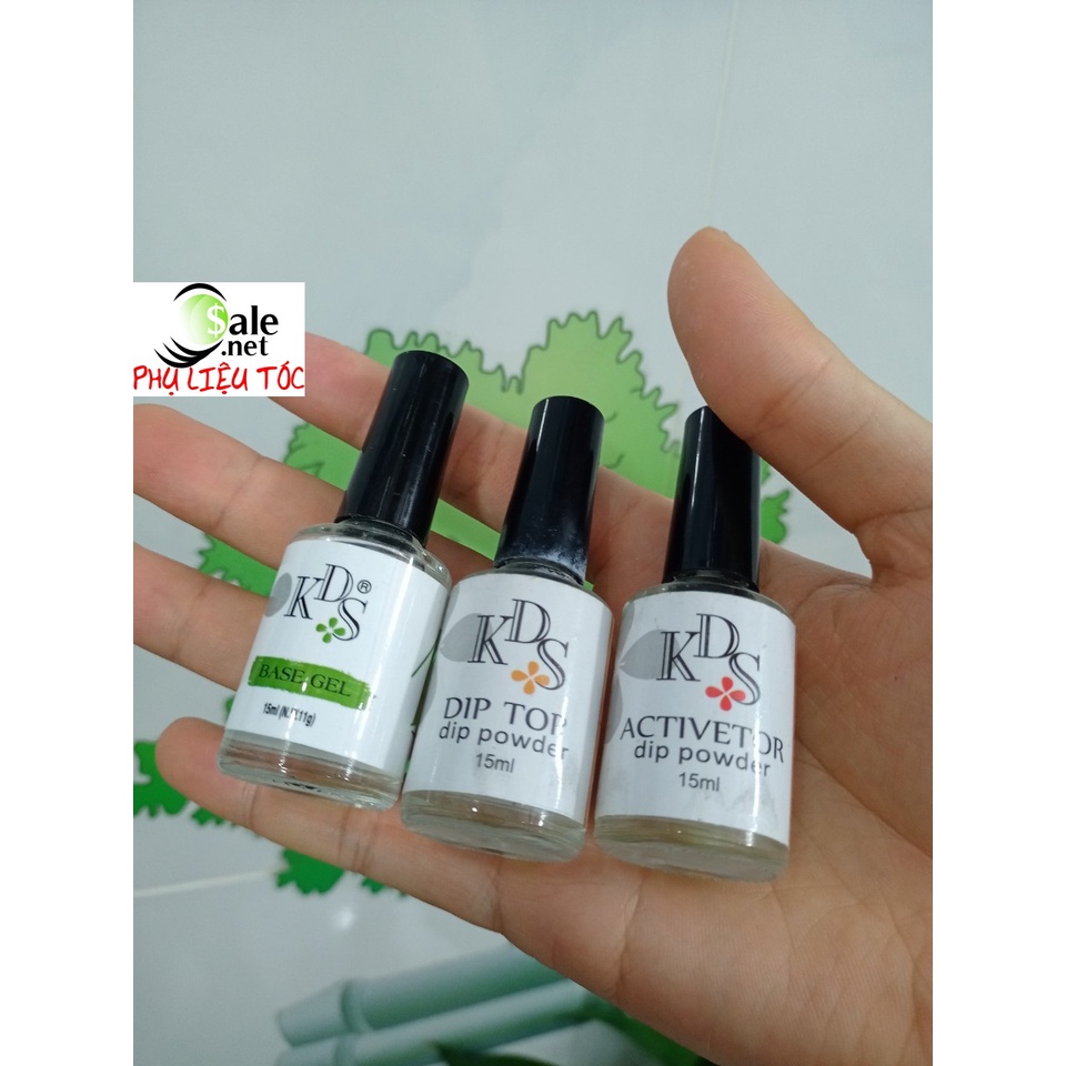 Bột nhúng KDS có 3 loại base , top , activator