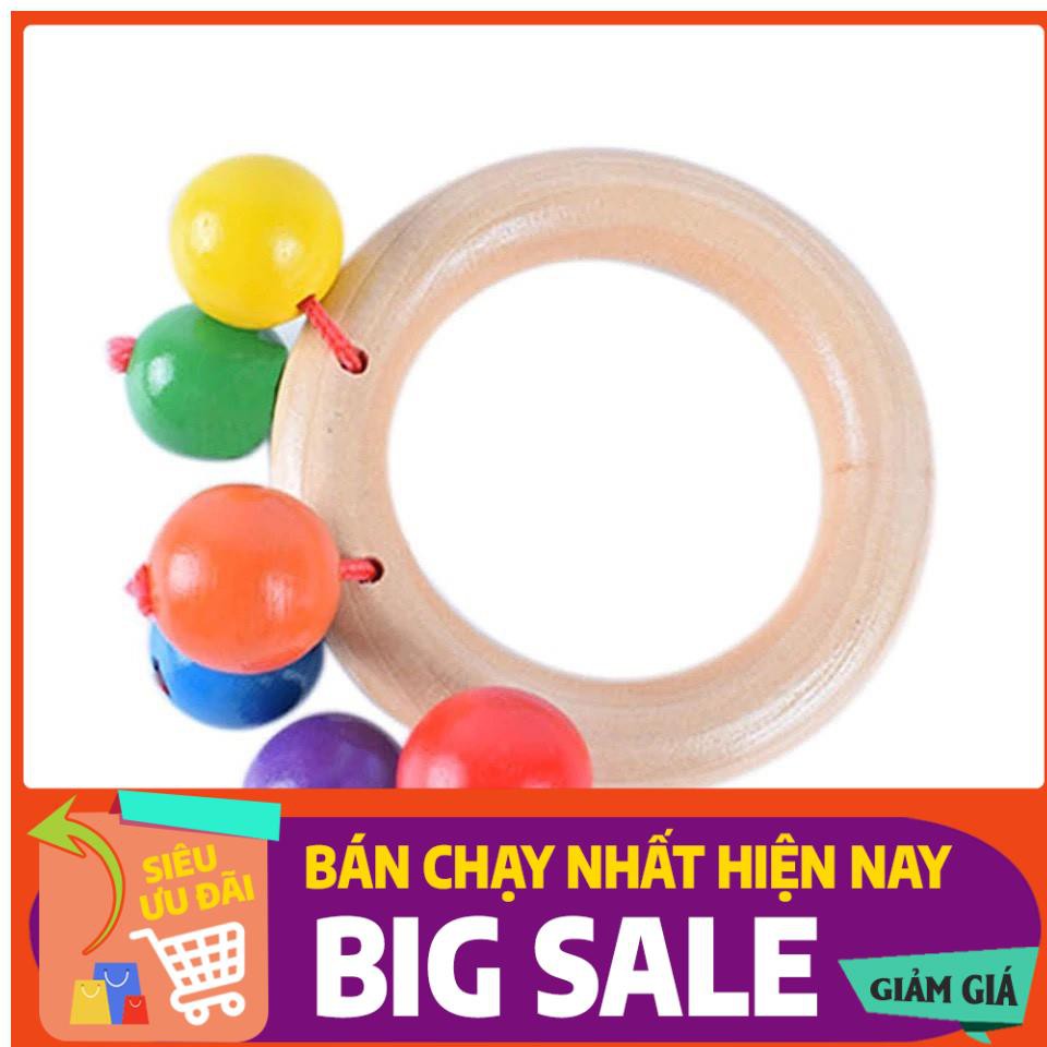 Bộ 4 Món Xúc Xắc, Lục Lạc Gỗ Benrikids Cho Trẻ Sơ Sinh