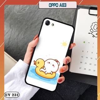 Ốp lưng nhám in hình 3D OPPO A83