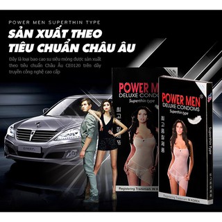 Bao cao su siêu mỏng Power Men Super thin