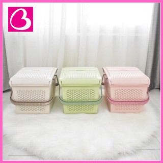 Giỏ Làn vuông đựng đồ đi sinh tiện lợi cho mẹ và bé