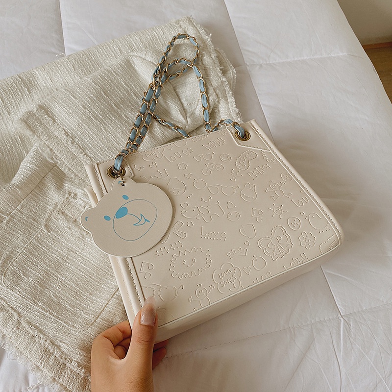 Túi đeo vai dung tích lớn thiết kế đơn giản thời trang mới