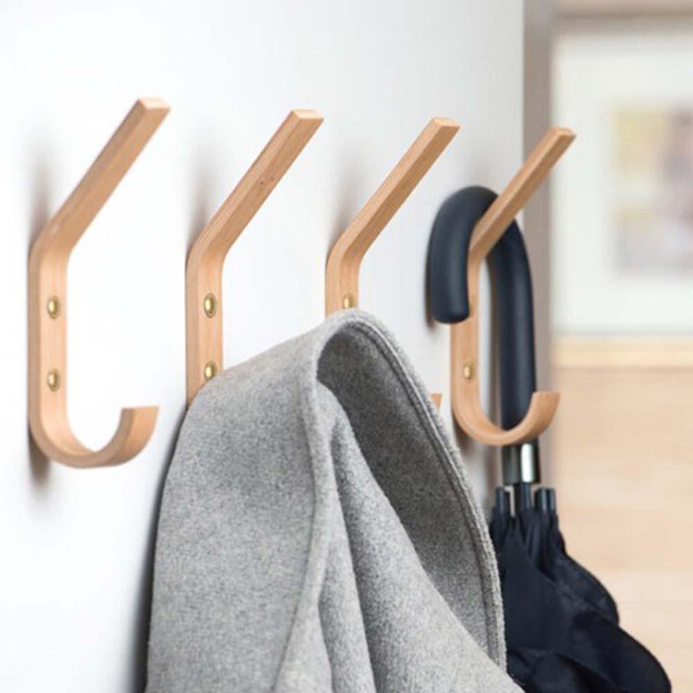 Móc Gỗ Gắn Tường Treo Khăn Đa Năng Tiện Dụng Giá Đỡ