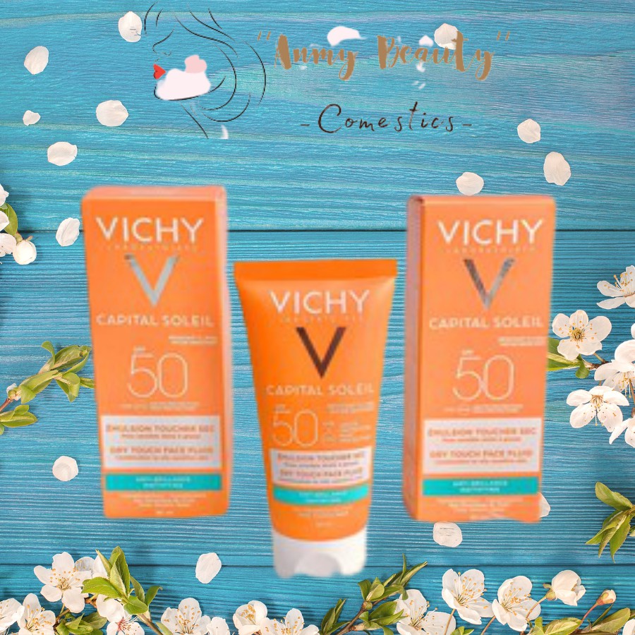 Kem Chống Nắng Vichy Capital Soleil SPF 50+ Da Dầu Và Da Hỗ Hợp 50ml