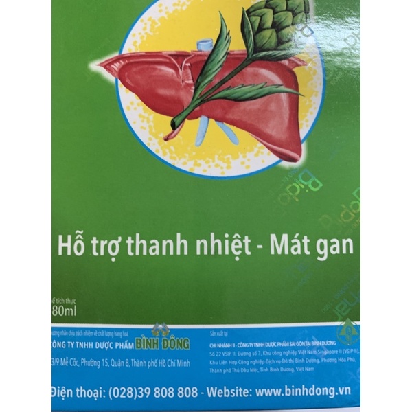 Long đởm giải độc gan Bình Đông 280ml
