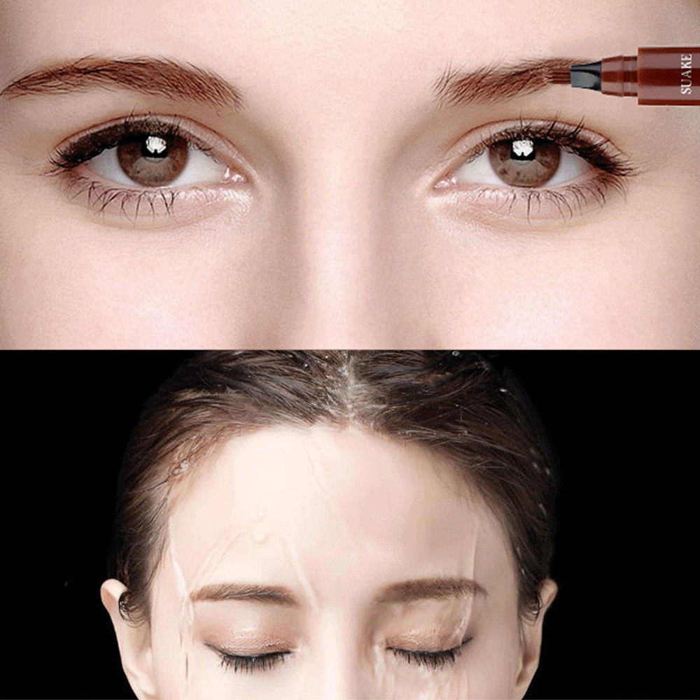 Chì Kẻ Mày Gẩy Sợi 4 Ngòi Nét Mảnh Eye Brow Contouring Nội Địa Trung