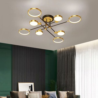 Đèn chùm phòng khách led âm trần hiện đại Không khí đơn giản 2021 nhà mới sang trọng ngủ kiểu Bắc Âu