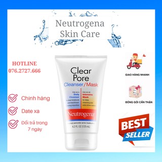 Sữa rửa mặt/Mặt nạ Neutrogena Clear Pore Cleanser/Mask