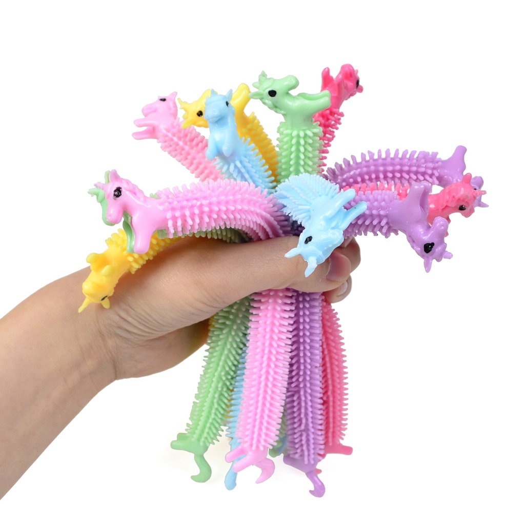 Squishy kéo dài hình ngựa Urnicorn 20cm chơi vui xả stress hiệu quả