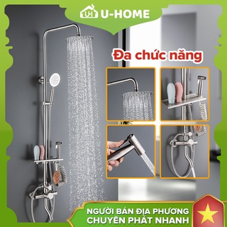 U-HOME Bộ Sen Cây Tắm Đứng Nóng Lạnh INOX 304 Sen bộ tắm đứng nóng lạnh ST60-308G
