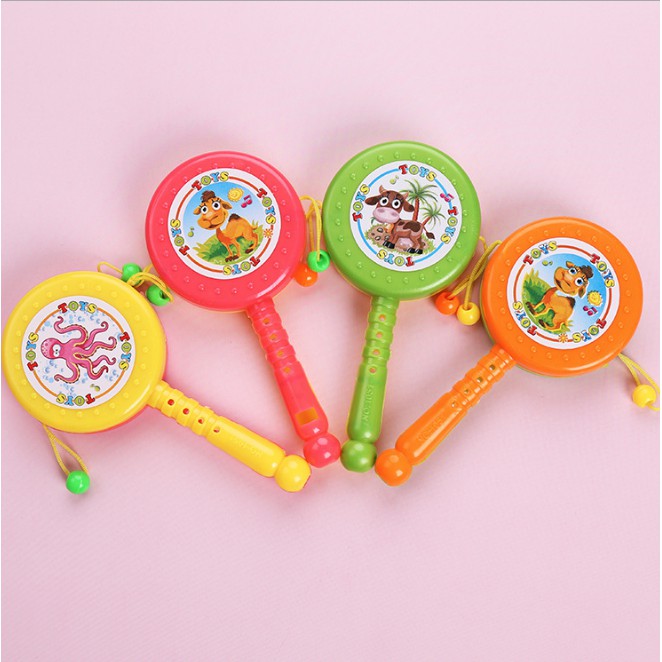 Đồ Chơi Trống Lắc Cầm Tay Baby Bằng Nhựa [ĐỒ CHƠI TRẺ EM] quà tặng cho bé