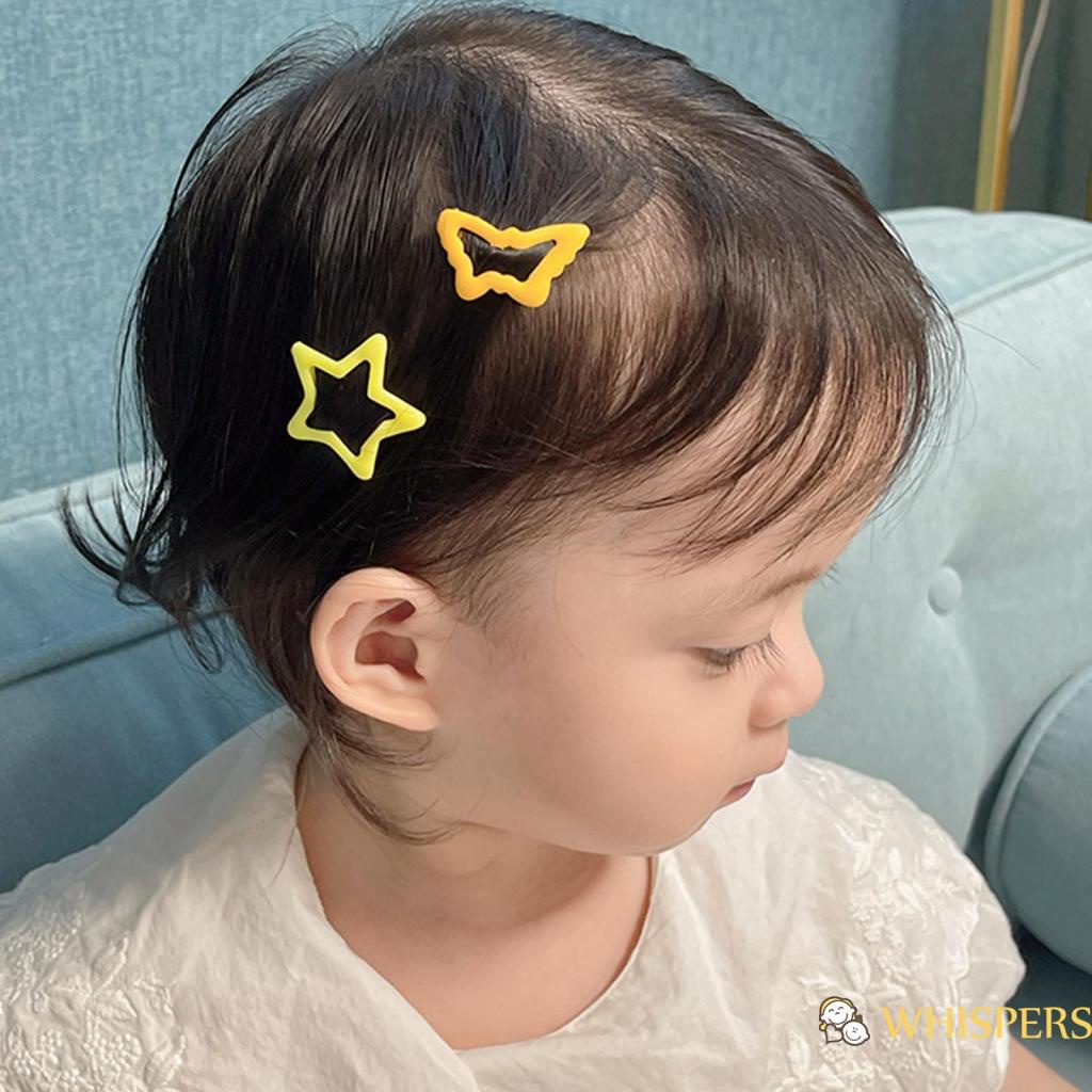 Bộ 8 Kẹp Tóc Nhiều Màu Sắc Kiểu Dáng Dễ Thương Cho Bé Gái