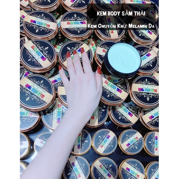 Kem body trắng da SÂM THÁI 500GR dành riêng cho da ngâm đen