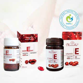 Vitamin E đỏ 400mg (30 viên) chống lão hóa, ổn định nội tiết cho phụ nữ từ 12 tuổi trở lên, Nga