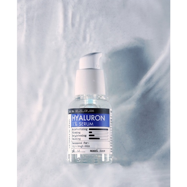 Tinh chất dưỡng ẩm căng bóng DERMA FACTORY HYALURON 1% SERUM 30ml