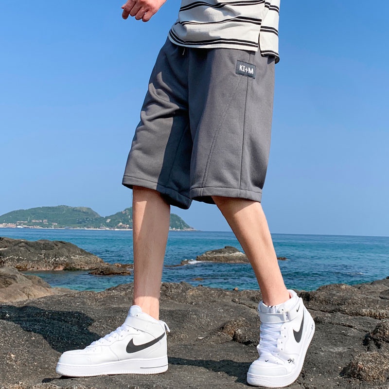 Quần Short Dây Rút Ống Rộng Thời Trang Mùa Hè Mới Dành Cho Nam