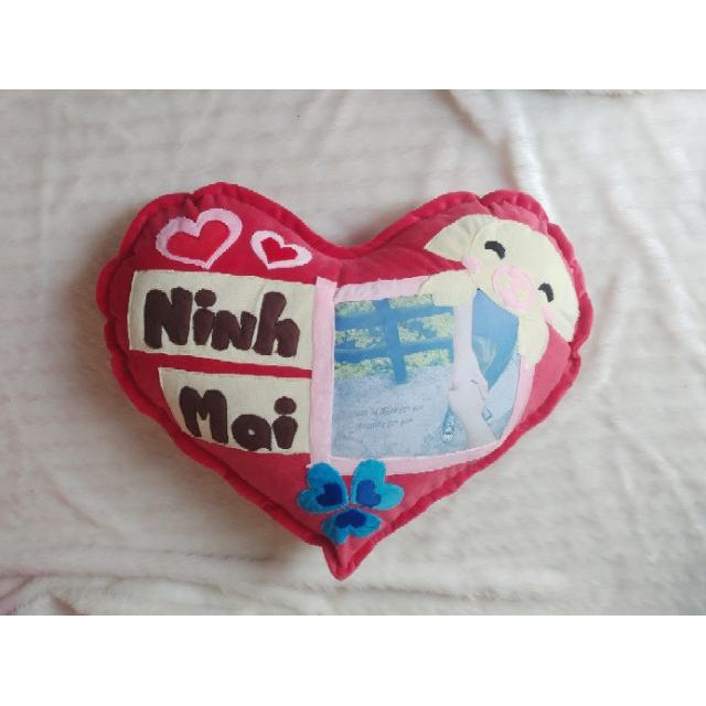 Gối tim handmade