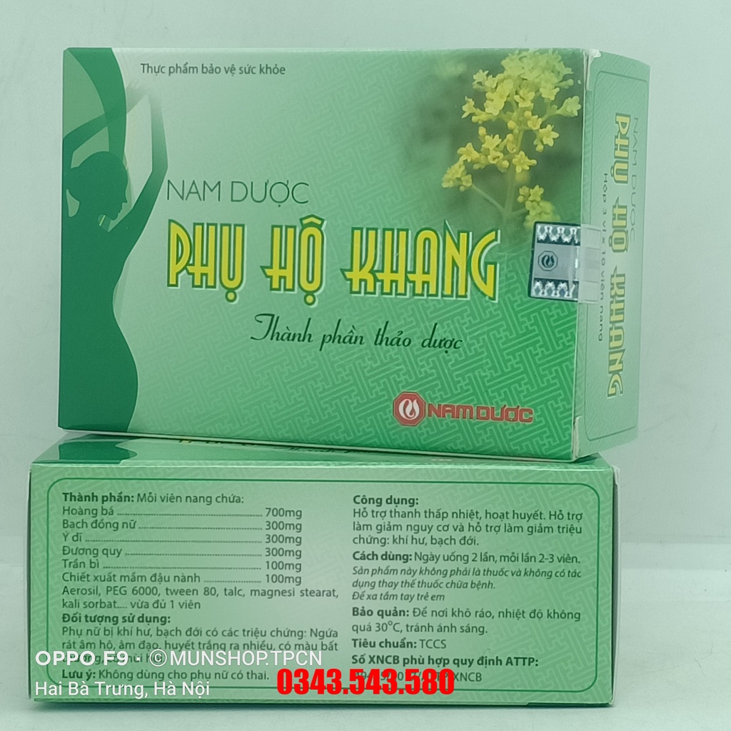 PHỤ HỘ KHANG - Không còn nỗi lo viêm ngứa hộp 30 viên