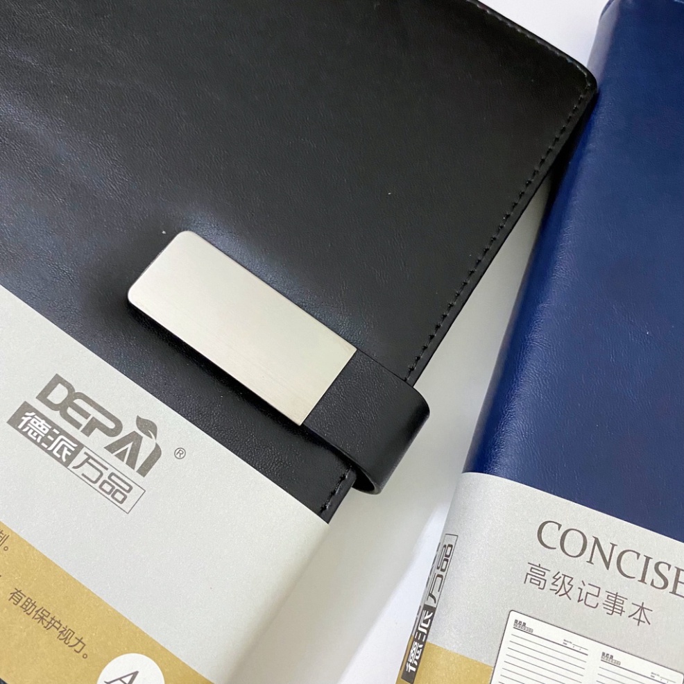 Số tay da ghi chép Notebook A5 DEPAI - kẻ ngang 100 trang -  A2515