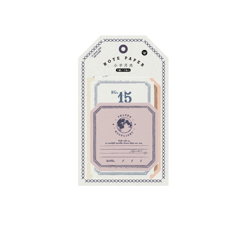 Set 15 giấy ghi chú hình cá voi đáng yêu