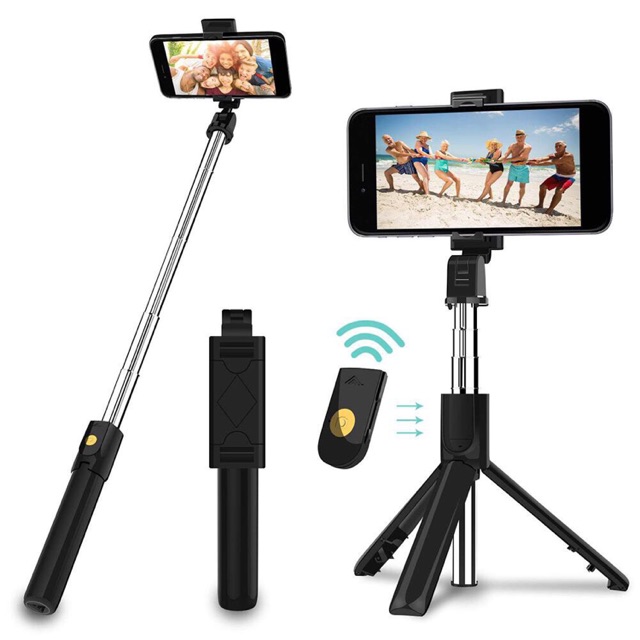 Gậy chụp ảnh tự sướng bluetooth 3 chân đa năng - Tripod K07