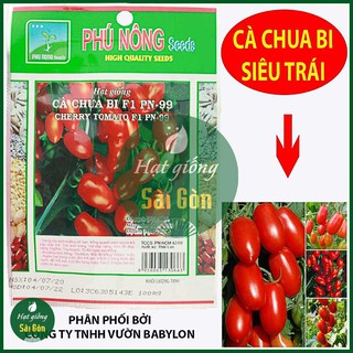 Hạt Giống Cà Chua Bi Loại 1 Chất Lượng Cao 0.1Gr