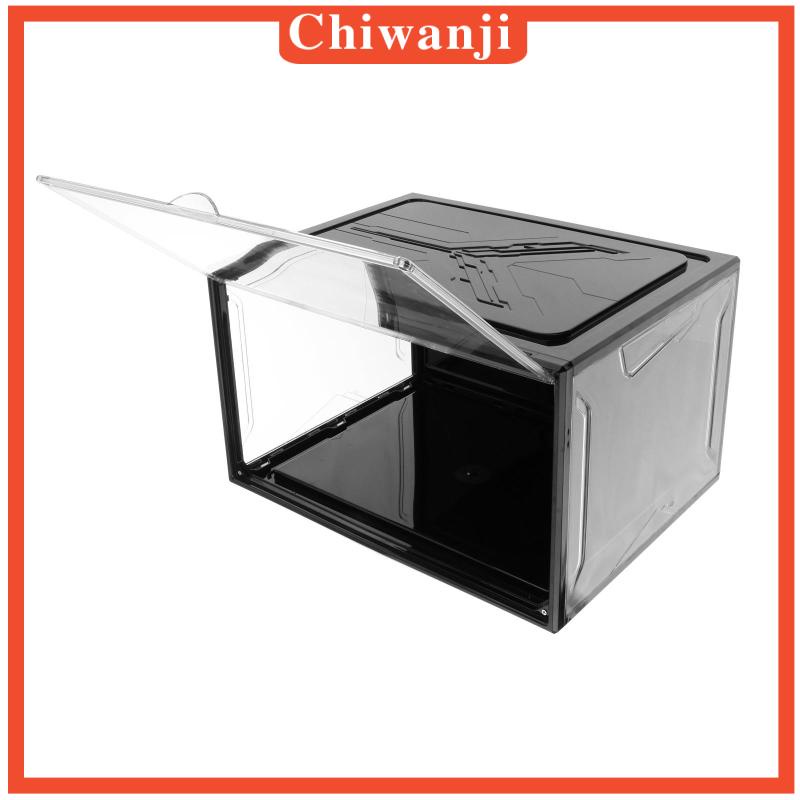 [CHIWANJI] Shoe Storage Boxes Magnetic Closure Containers Case 14''x 11'' x 8.7''