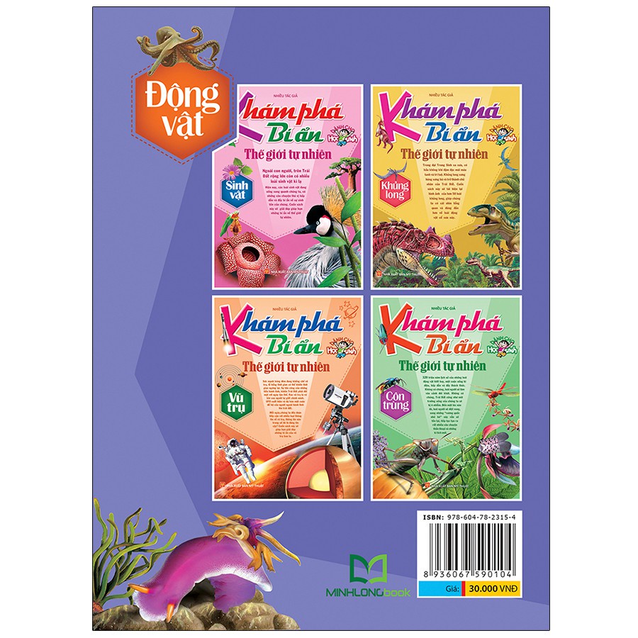 Sách - Khám phá bí ẩn thế giới tự nhiên - Sinh vật