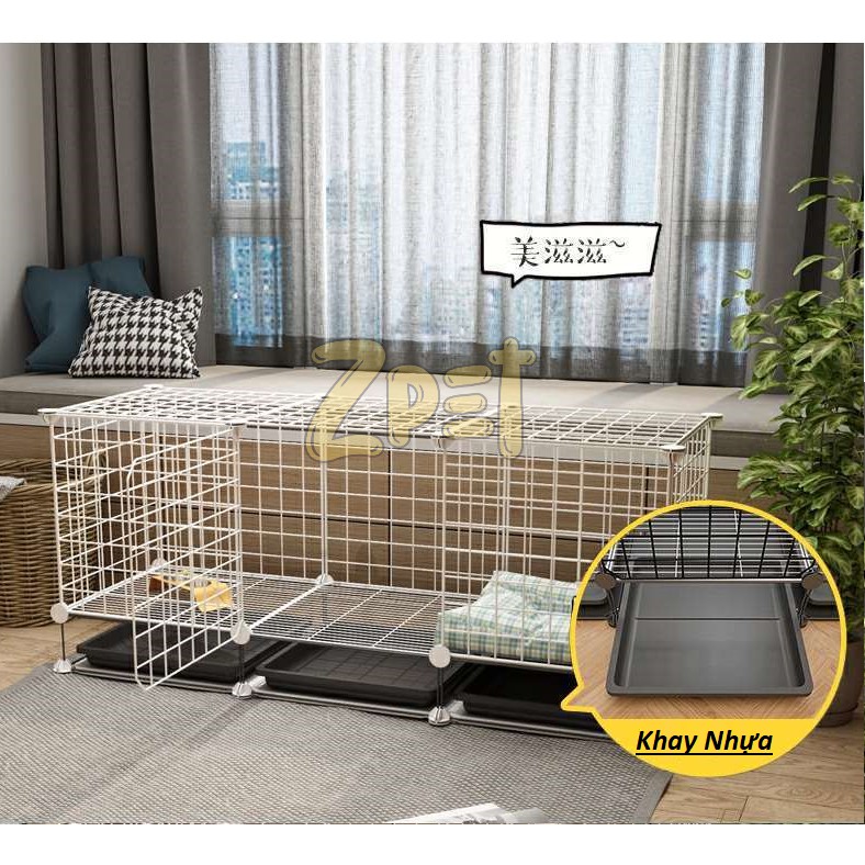 Lưới ghép chuồng CC cage - Lưới quây chuồng thú cưng 35x35cm (Nhớ đọc hướng dẫn) luca222