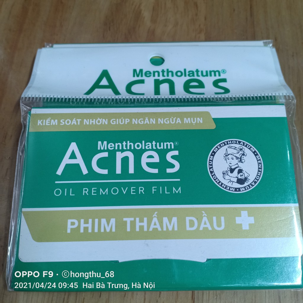 (CHÍNH HÃNG)Acnes Oil Remover Film – Phim Thấm Dầu 50 tờ