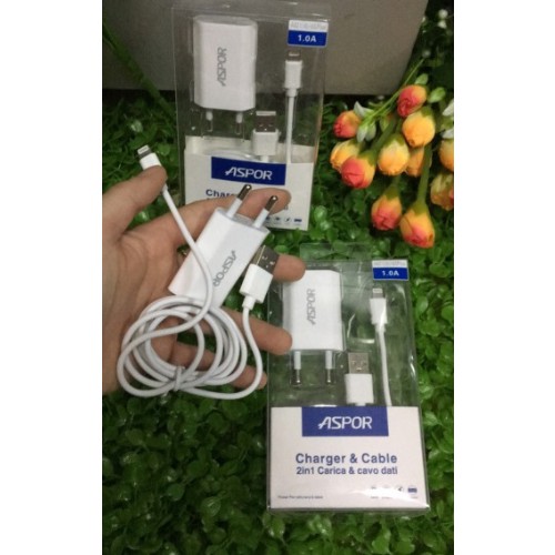 Củ sạc + cáp cable IP A821-1A Aspor