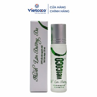Dầu dừa nguyên chất Vietcoco bi lăn dưỡng da 10ml