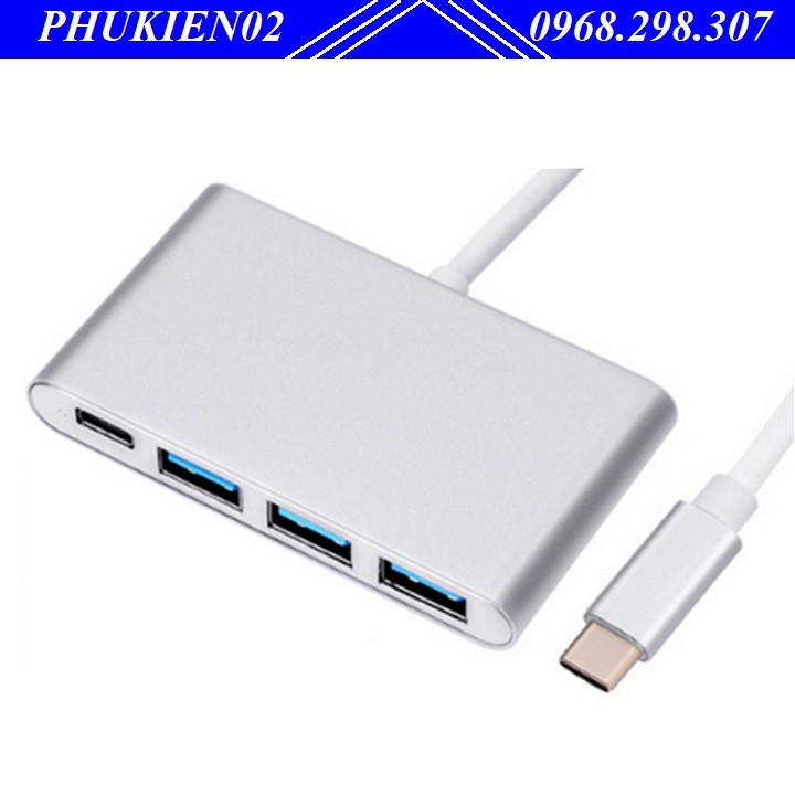 Bộ chuyển đổi USB Type-C ra 3 cổng USB 3.0