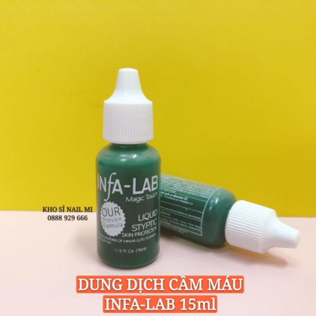 Dung dịch cầm máu Infa-lab chính hãng nhập khẩu từ Mỹ - cầm máu nhanh trong vòng 3s (15ml)