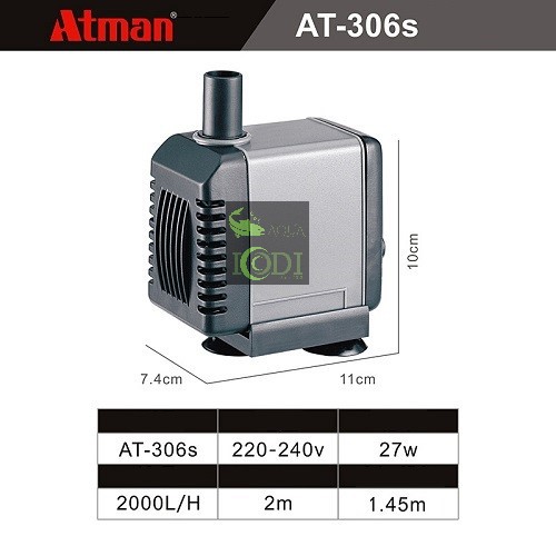 Máy bơm cho bể cá cảnh Atman AT-306s