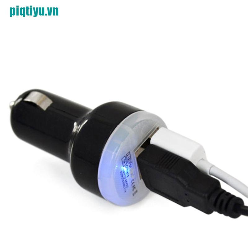 ♥Tẩu Sạc Trên Ô Tô 2 Cổng USB 2.1A Cho Samsung Galaxy S6 Note 5