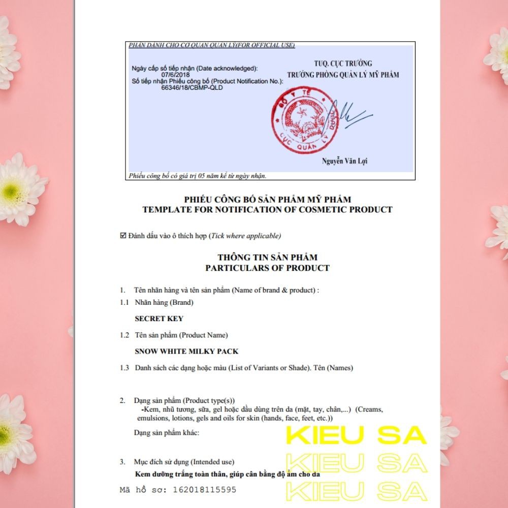 Kem dưỡng trắng da Secret Key Snow White Cream và Snow White Milky Pack | BigBuy360 - bigbuy360.vn