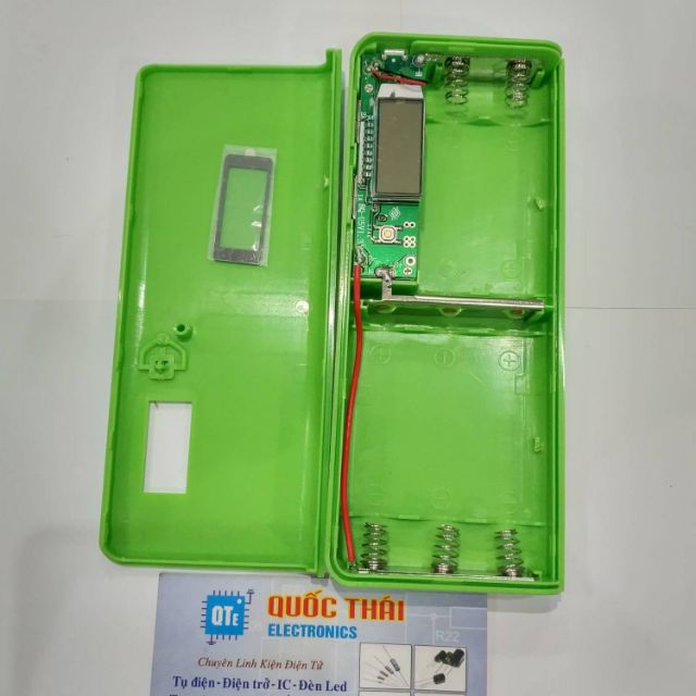 Box sạc dự phòng 5cell 2 ngõ ra.