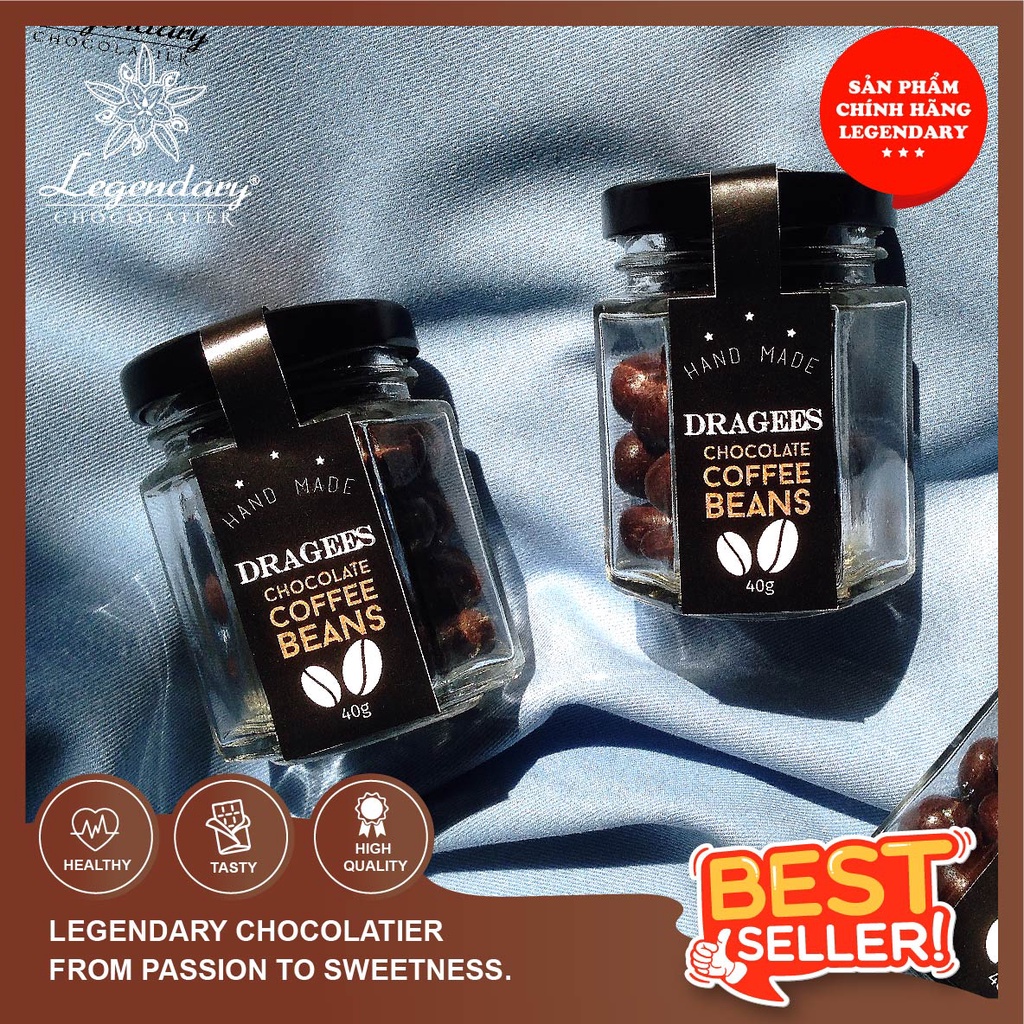 Socola bọc hạt Hũ 180g hấp dẫn cho mọi lứa tuổi giúp ngày làm việc tỉnh táo hơn Socola Legendary