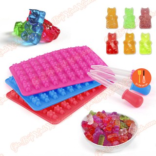 Ống bóp nhỏ giọt hút chất lỏng - Khuôn làm kẹo dẻo gummy
