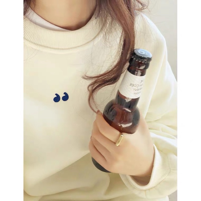 Áo Sweater Nỉ Trơn Không Xù Bao Mịn