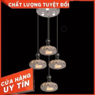 [Giá Rẻ - Uy Tín]  Đèn trần: Đèn thả trần LED 3 chế độ pha lê T-3041/4(3 mẫu)