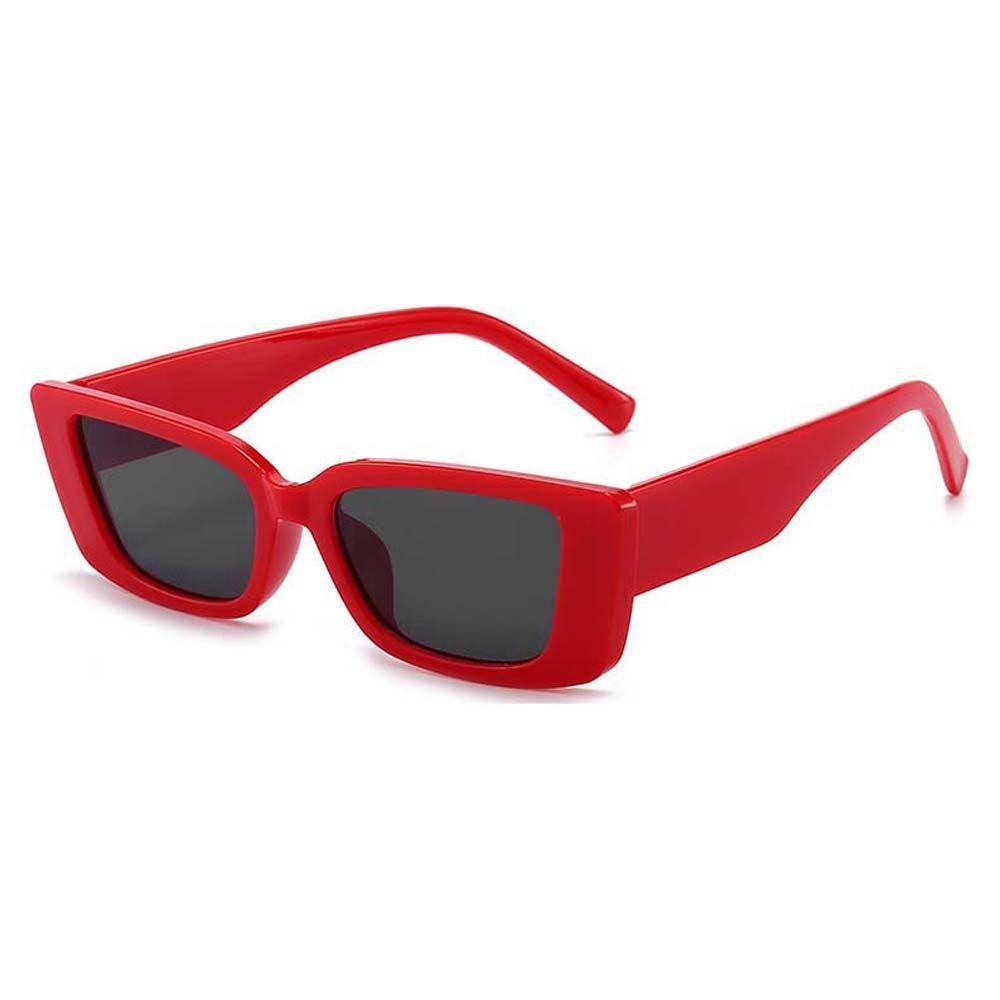 VANES1 Kính Mát Gọng Chữ Nhật Nhỏ Chống Tia UV Màu Xanh Lá Cây Phong Cách Âu Mỹ