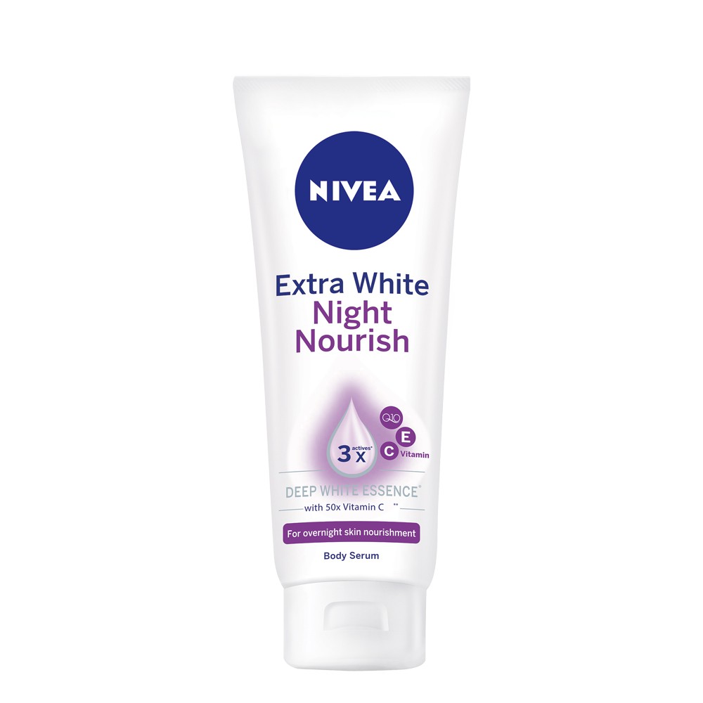 Serum giúp săn da và dưỡng trắng ban đêm Nivea Extra White Night Nourish Body Serum 200ml (Thái Lan)