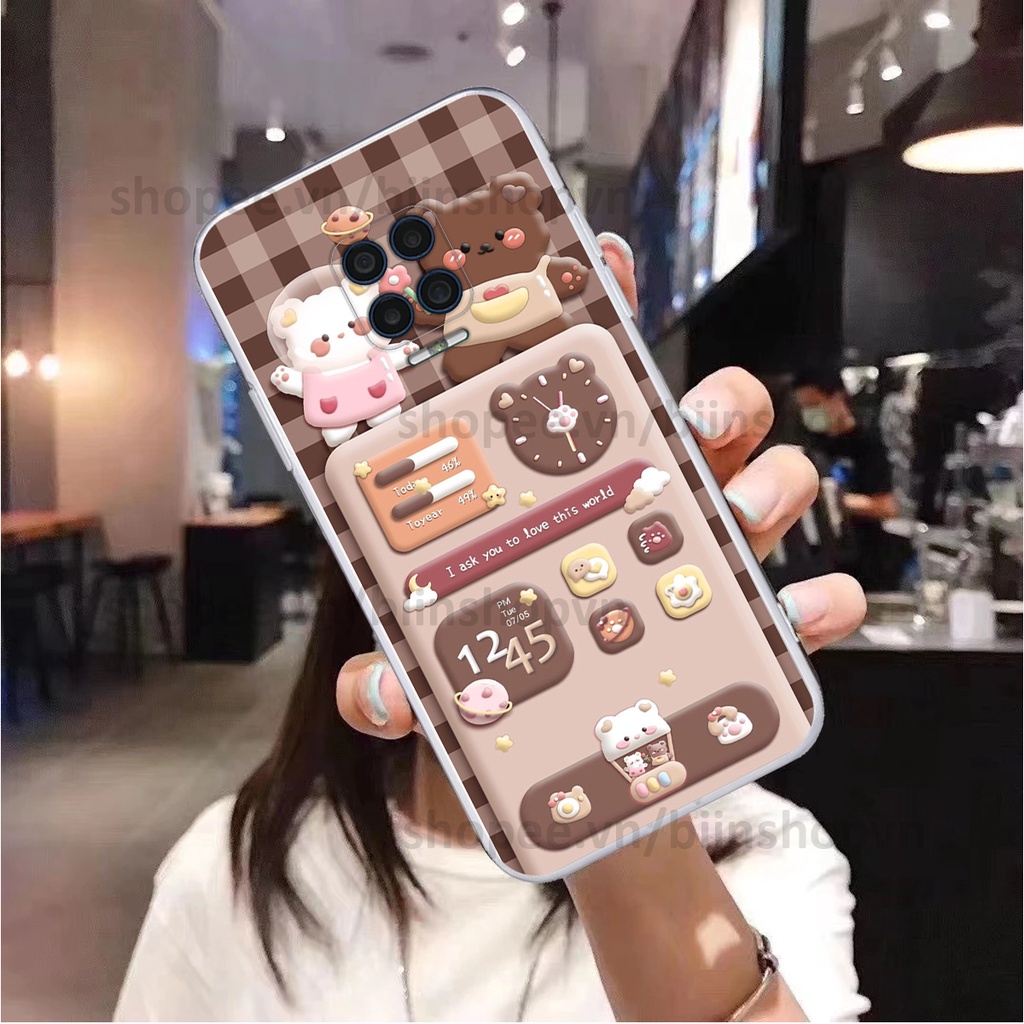 Ốp Vsmart Aris / Aris Pro in hình gấu chocolate kẹo ngọt siêu đẹp siêu xinh