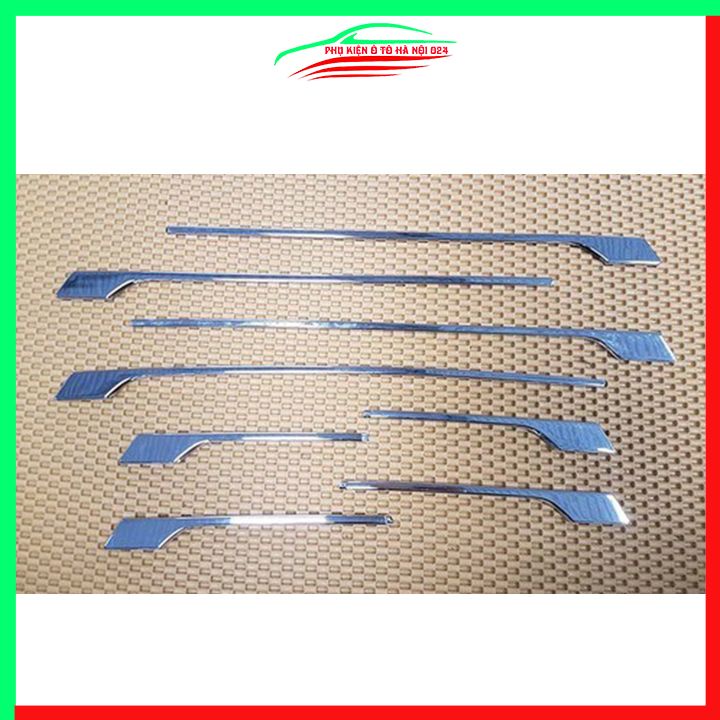 Ốp viền đèn gầm trước Altis 2018-2020 8 chi tiết mạ Crom chống trầy trang trí làm đẹp xe