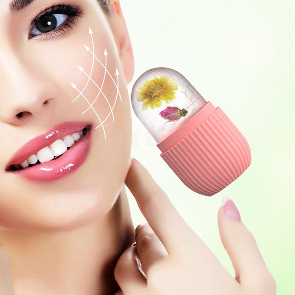 SHOOGIX Skin Care Beauty Lifting Contouring Tool Silicone Ice Cube Trays Ice Balls Face Massager Facial Roller Reduce Acne