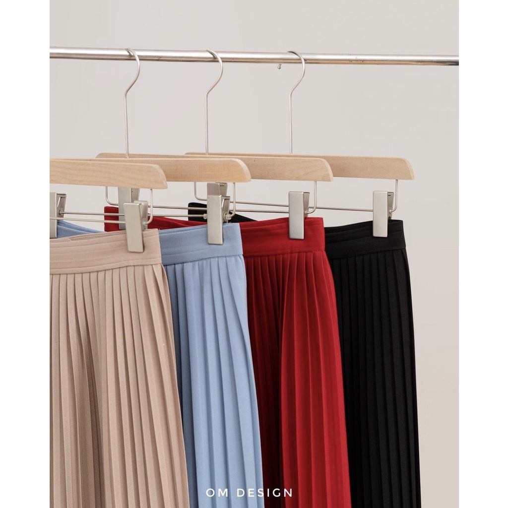 Charlie Skirt - Chân váy xếp ly dáng dài