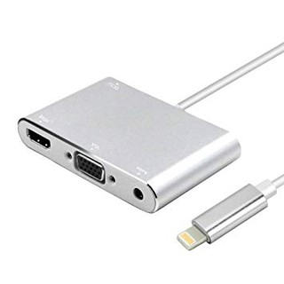 cáp chuyển đổi tín hiệu cho iphone, ipad  Lightning to HDMI/VGA/Audio Adapter 1080P