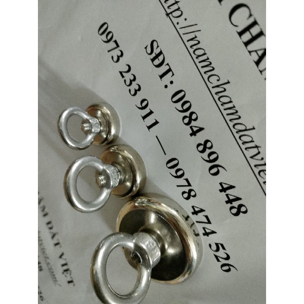 Nam châm cứu hộ D25mm lực hít siêu mạnh siêu chắc chắn, nam châm đính bảng siêu mạnh